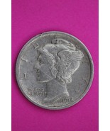 High Grade 1918 P Mercury Liberty Dime Silver Coin Guaranteed Authentic ... - $40.73 CAD