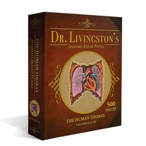 Dr. Livingston&#39;s Anatomy Jigsaw Puzzle the Human Thorax - £47.59 GBP