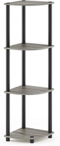 Turn-N-Tube 4-Tier Corner Display Rack Multipurpose Shelving Unit, Fren - $1,034.66 MXN