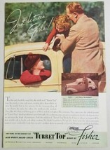 1936 Print Ad Chevrolet Car 1 Piece Solid Steel Turret Top Body by Fishe... - $13.48