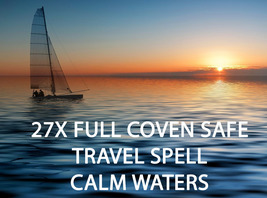 27x FULL COVEN CALM WATERS SAFE TRAVEL RING OR PENDANT MAGICK ALBINA CASSIA4 image 2