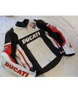 Motorbike Racing Biker Leather Jacket-Ducati Racing Motorcycle Jacket CE... - £158.01 GBP