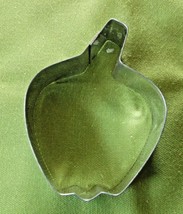 Metal Apple Cookie Cutter 3 5/8&quot; Tall Halloween Autumn, Pie, Crafts Good... - $5.89