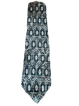 Gianfranco Ruffini Men’s beige Funky Neck Tie Retro Peacock Pattern 100%... - £7.42 GBP