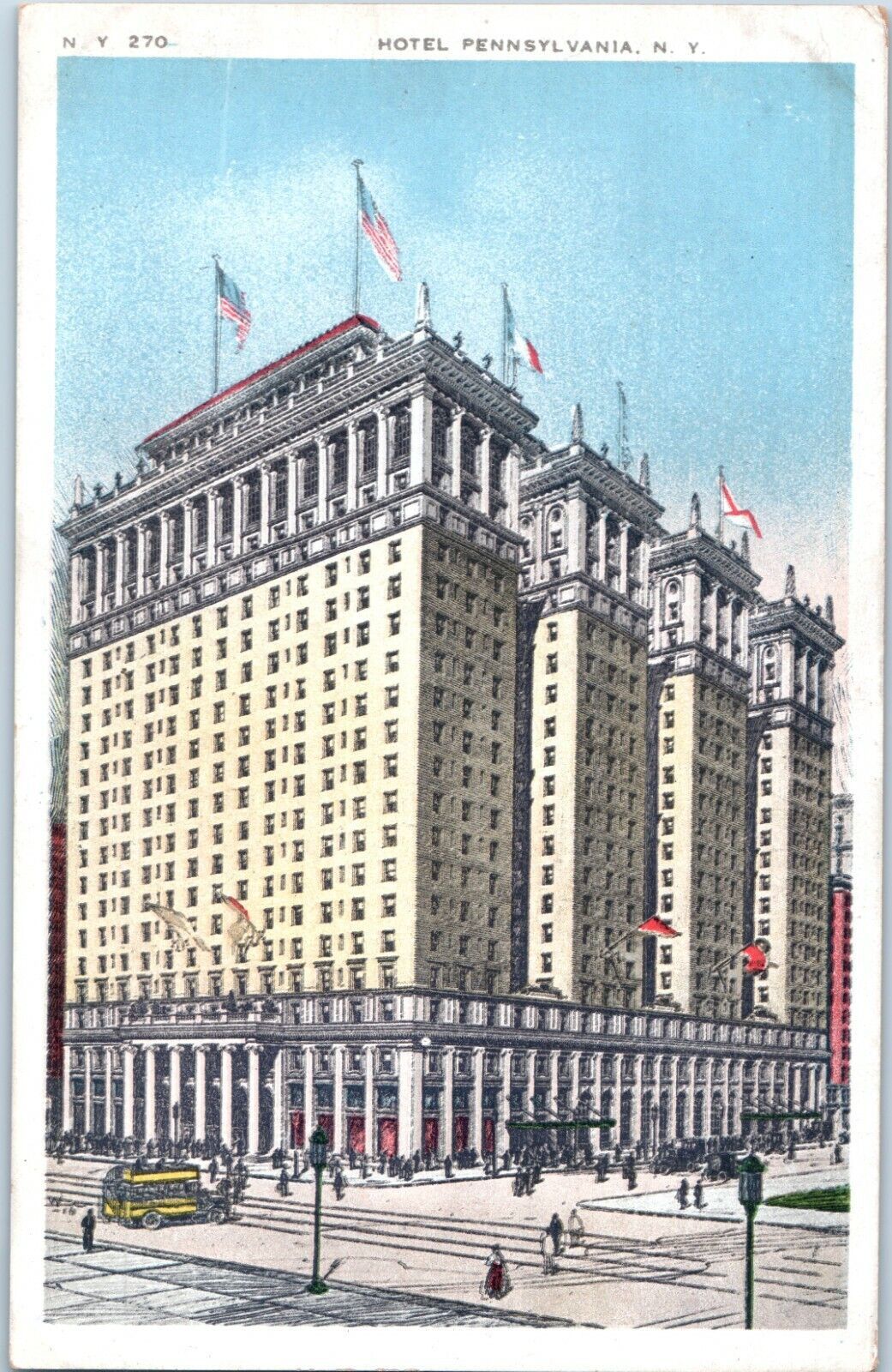 Primary image for Hotel Pennsylvania New York Postcard