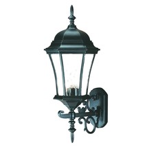 Matte Black Ornamental Carousel Lantern Wall Light - $232.35 CAD