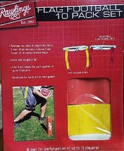 Rawlings Flag Football 10 Pack Set Yellow and Red - £29.33 GBP