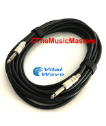 30ft 1/4&quot; Instrument Guitar Bass Amp Keyboard Audio Patch Cable Cord Wir... - €15,04 EUR