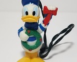 VTG Disney Donald Duck Christmas Ornament Light String Insert Rubber  - $14.84