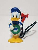 VTG Disney Donald Duck Christmas Ornament Light String Insert Rubber  - £11.84 GBP