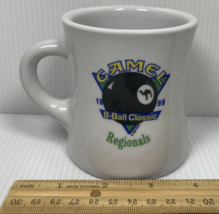Vintage Camel Genuine Taste Diner Style Coffee Cup 96&#39; 8-Ball Classic Re... - £7.46 GBP