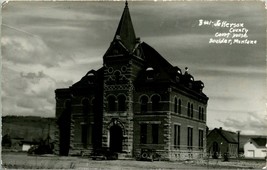 Vtg Postcard Jefferson County Courthouse Boulder, MT Cecil Nixon Pub Unused  S20 - £15.53 GBP