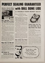 1956 Print Ad Ball Half-Pint Jars &amp; Dome Lids Made in Muncie,Indiana - £10.74 GBP