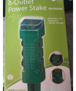 6 Outlet Outdoor Power Stake - £8.91 GBP