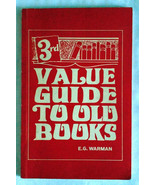 3rd Value Guide to Old Books, Warman, 1978, paperback - £15.43 GBP