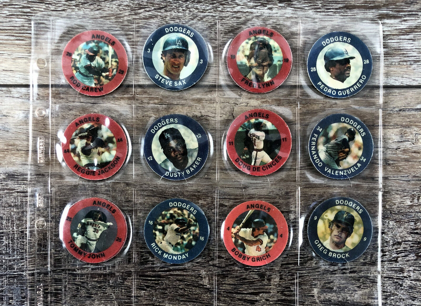 Primary image for 7-11 Slurpee Baseball Coins 1983 Complete Set of 12 Discs
