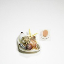 Seashell Bathroom Decor &amp; Soap in Dish Dollhouse Miniatures by Beth #2 - £9.86 GBP