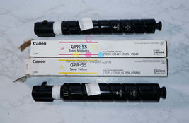 4 New OEM Canon Image Runner C5535, C5540, C5550,C5560 GPR-55 CMYK Toners - $320.76