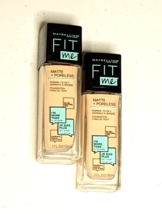 2 -Maybelline FIT ME Matte + Poreless Oil-Free Foundation - 1 oz (110 Po... - $271.95 MXN