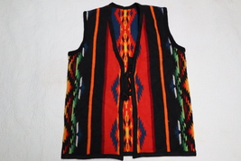 Azteca Fleece Sleeveless Open Vest (One Size ) - $16.96