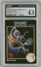 CGC 8.5 Gold Border 1991 AD&amp;D TSR RPG Card #185 ~ Spelljammer Mind Flayer Art - £18.50 GBP