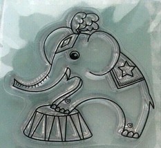 Imaginisce Snag Em Stamp Circus Elephant Animal Crackers Birthday Card Making - £3.18 GBP