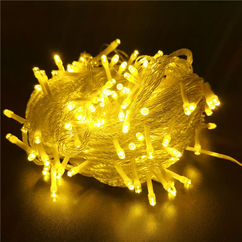 8 Mode Led Fairy String Lights Outdoor Gars Christmas Decorations for Home Garde - £60.50 GBP