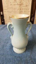 Vintage Royal Copley 6&quot; Vase, Blue with Gold - £5.14 GBP