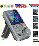 High-Quality FM Bluetooth Transmitter with Strong Microphone &amp; Voice Ass... - $72.72 CAD