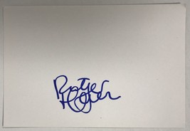 Rutger Hauer (d. 2019) Signed Autographed 4x6 Index Card - £15.62 GBP