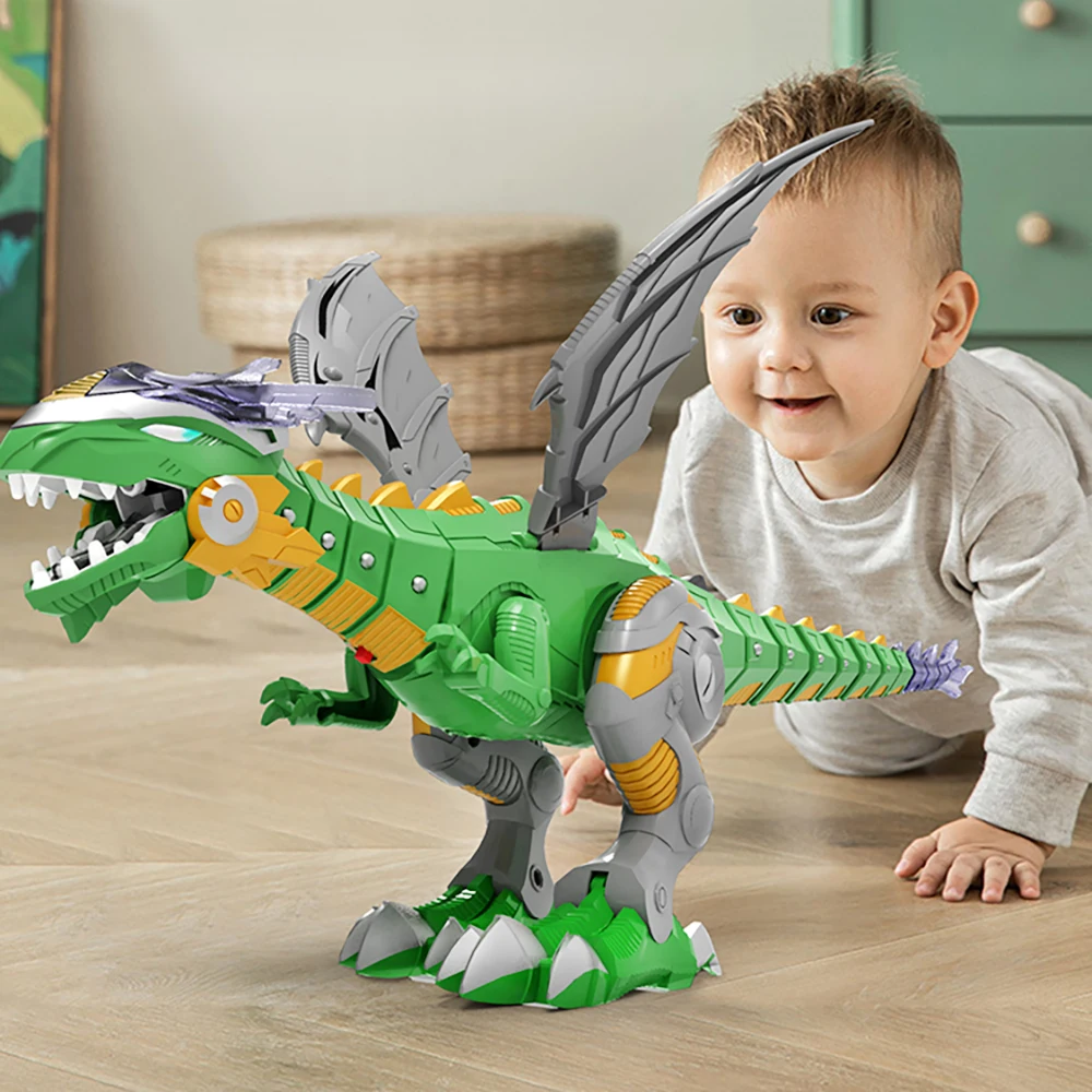 Intelligent Spray Dinosaur Animals Cool Stuff Spitfire Dragon Electric Toys For - £30.85 GBP