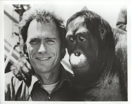 Clint Eastwood With Clyde In Every Which Way But Loose 8x10 Press Photo - £7.26 GBP