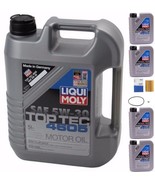 Oil Change Kit w/Liqui Moly Top Tech 4605 5W-30 Full Sythetic + MAHLE Oi... - $2,769.69 MXN