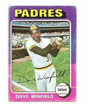 Vintage Topps #61 Topps Dave Winfield San Diego Padres Baseball Card - 1975 - £12.67 GBP
