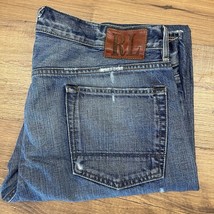 Ralph Lauren Jeans Mens 36 x 34 Colton Bootcut Cut Medium Wash Polo Jean... - $736.44 MXN