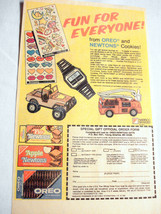 1984 Color Offer Ad Nabisco Brands Oreo and Newtons Cookies - $7.99
