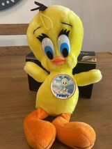 Vintage Tweety Bird 24K Company Plush Toy 1990 With Tags Warner Bros - $10.49
