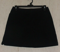 Excellent Womens Nike Golf Fit Dry Black Skort W/ Pockets Size 10 - £26.28 GBP