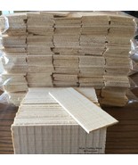 Miniature Pine Shingles | 50 pc. | 4&quot; x 1.5&quot; | Birdhouse | Little Library - £14.94 GBP