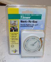 TimerMatic T25/16FRW Set-N-Go Automatic Vacation Security Timer 4 Pre-Se... - $11.74