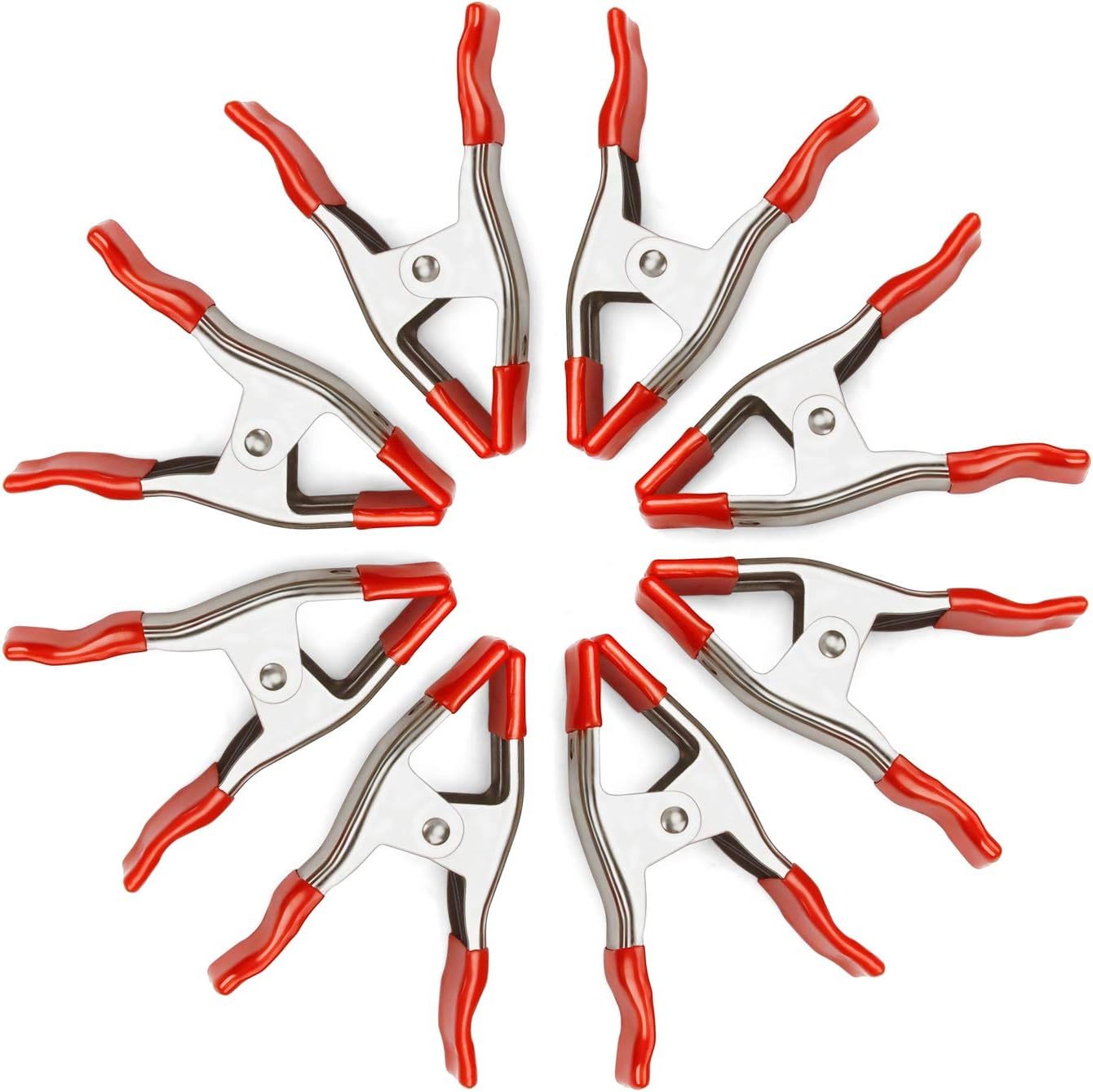 Workpro 8-Piece Spring Clamps, 6-19/64 Inch Metal Spring Clamps Heavy, P... - $31.92