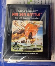 Air Sea Battle Atari 2600 1977 CX2602 Video Game Cartridge &amp; Manual ONLY - £10.97 GBP