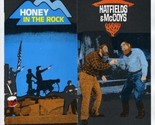 Honey in the Rock &amp; Hatfields &amp; McCoys Brochure 1974 Outdoor Musical Drama - £14.39 GBP