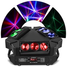 Led Rgbw Spider Moving Head Dmx Stage Beam Lighting Dj Disco Party Ktv Projector - £164.40 GBP