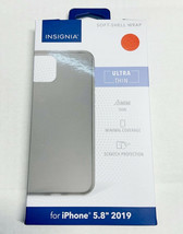 Insignia Ultra Thin Soft Shell Wrap Case for Apple iPhone 11 Pro Smoky Black - £9.00 GBP