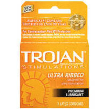 Trojan Ultra Ribbed 3pk - $6.77 CAD
