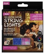 Itek Decorative Curtain String Lights 144 LED Lights USB Rainbow Colors ... - $211.16 MXN