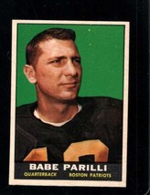 1961 Topps #175 Babe Parilli Nm Patriots *X98755 - £16.95 GBP