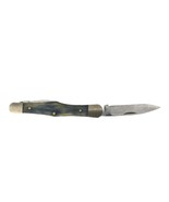 Pocketknife Bear Hunter Solinger Pakistan Bone Washed Blue color 2 Blade... - $353.72 MXN