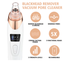 Blackhead Remover Electric Vacuum Acne Pimple Black Spot Suction Facial Pore - £16.63 GBP